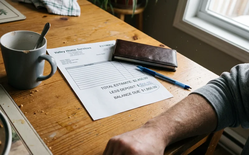 An explainer graphic covering insurance and deposit terms